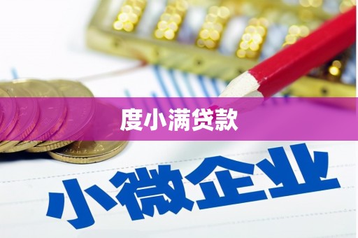 樊城度小满贷款