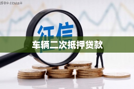 樊城车辆二次抵押贷款