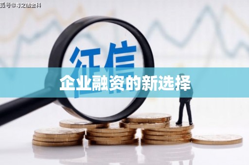 樊城企业融资的新选择