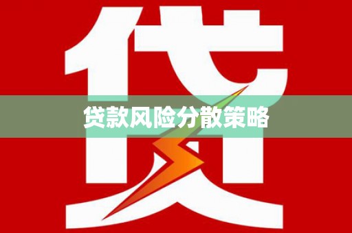 樊城贷款风险分散策略