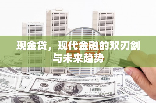 樊城现金贷，现代金融的双刃剑与未来趋势