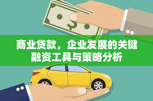 樊城商业贷款，企业发展的关键融资工具与策略分析
