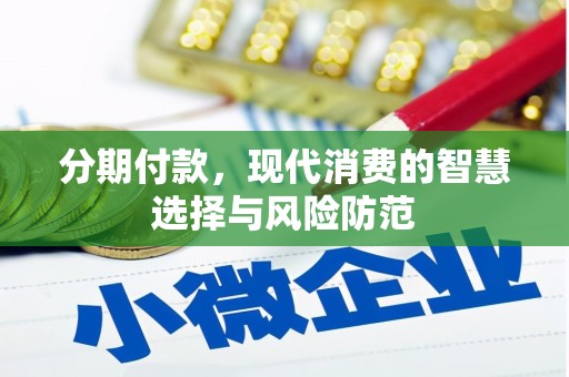 樊城分期付款，现代消费的智慧选择与风险防范