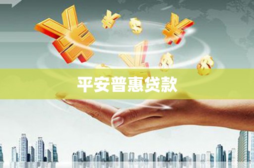 樊城平安普惠贷款