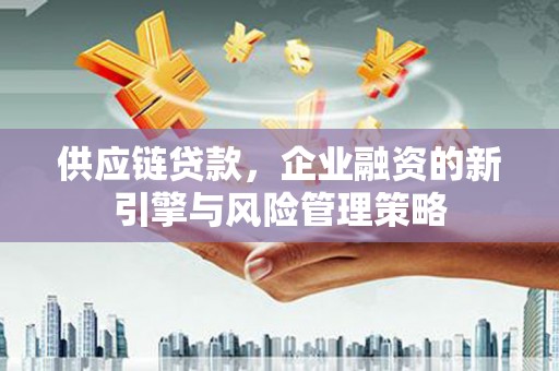 樊城供应链贷款，企业融资的新引擎与风险管理策略