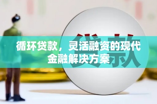 樊城循环贷款，灵活融资的现代金融解决方案