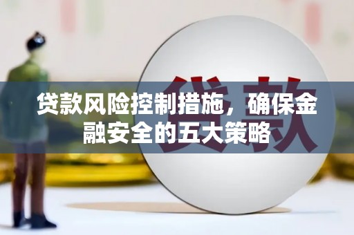 樊城贷款风险控制措施，确保金融安全的五大策略