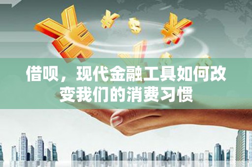 樊城借呗，现代金融工具如何改变我们的消费习惯
