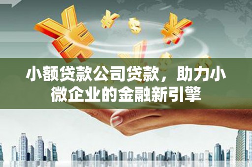樊城小额贷款公司贷款，助力小微企业的金融新引擎