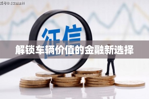 樊城解锁车辆价值的金融新选择